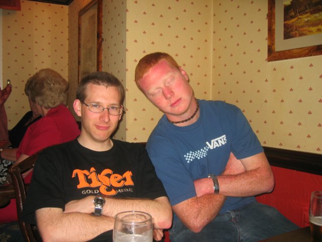 Rob and blind Colin