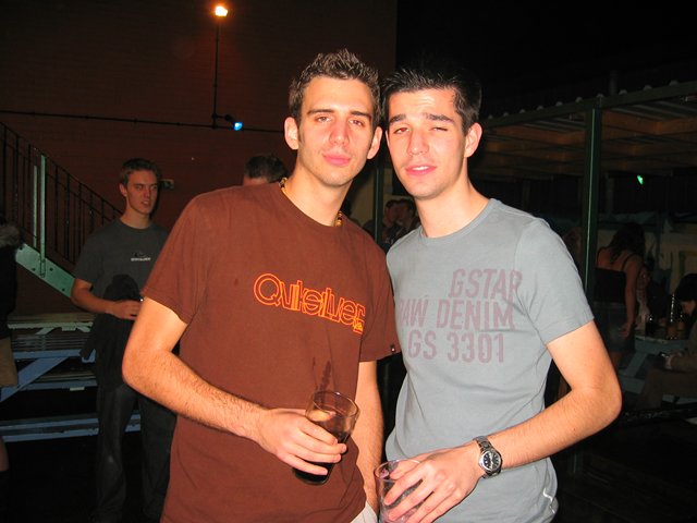 Dan trying not to look gay...