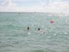 Karl & Tim in the sea off Miami Beach