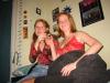 Sues and Claire doing Sambuca