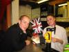 Reuben chats to the barmaid