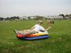 Reuben rides the ski-bob