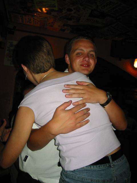 Teddy gets a hug