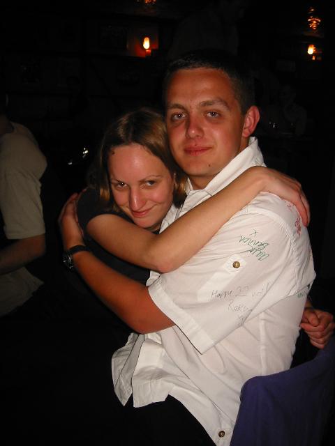 Teddy gets a hug