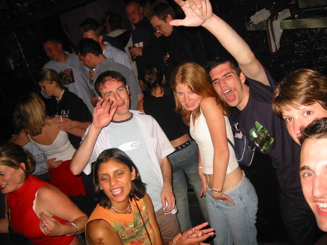 On the dancefloor in Jesters