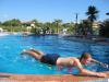 Lilos by the pool