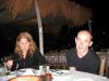 Sues and Reuben at dinner