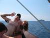 Reuben and Sues on the boat