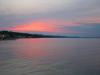 Sunset over the beach