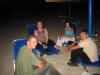 Sitting on the beach at the end of the night