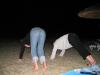 Sues and Helen doing Yoga