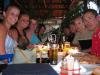 All of us at dinner