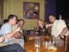 Matt, Jim, Becky and Stu in Bar Risa