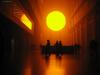 Sun inside the Tate modern