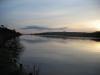 Looking over the flat water