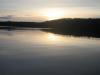 Sunset over the reservoir